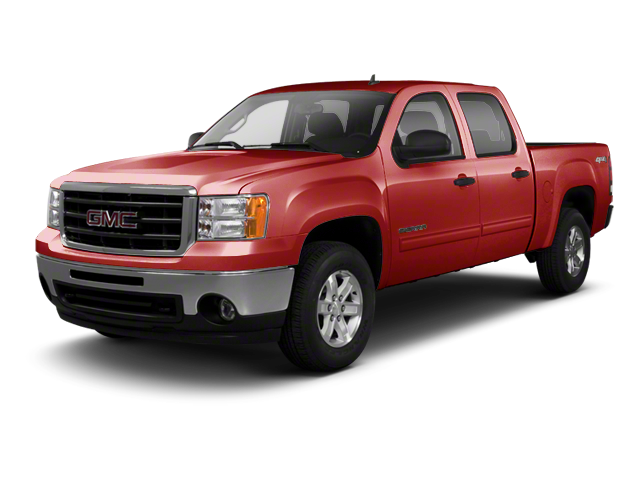 2013 GMC Sierra 1500 SLE in Fire Red — front three-quarter view