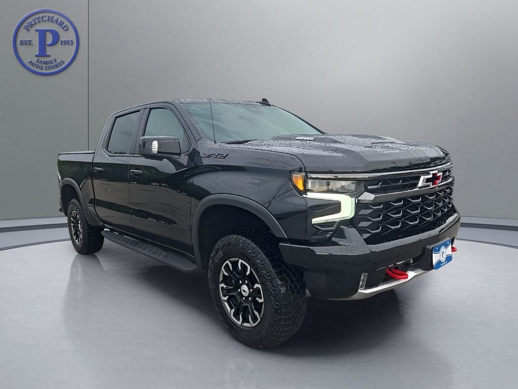 2024 Chevrolet Silverado 1500 ZR2 in Black — front three-quarter view